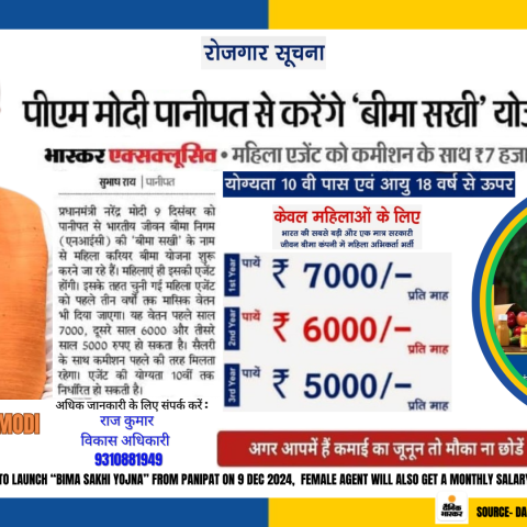 LIC’s Bima Sakhi Scheme: Empowering Women with Salary and Commission | Join Today